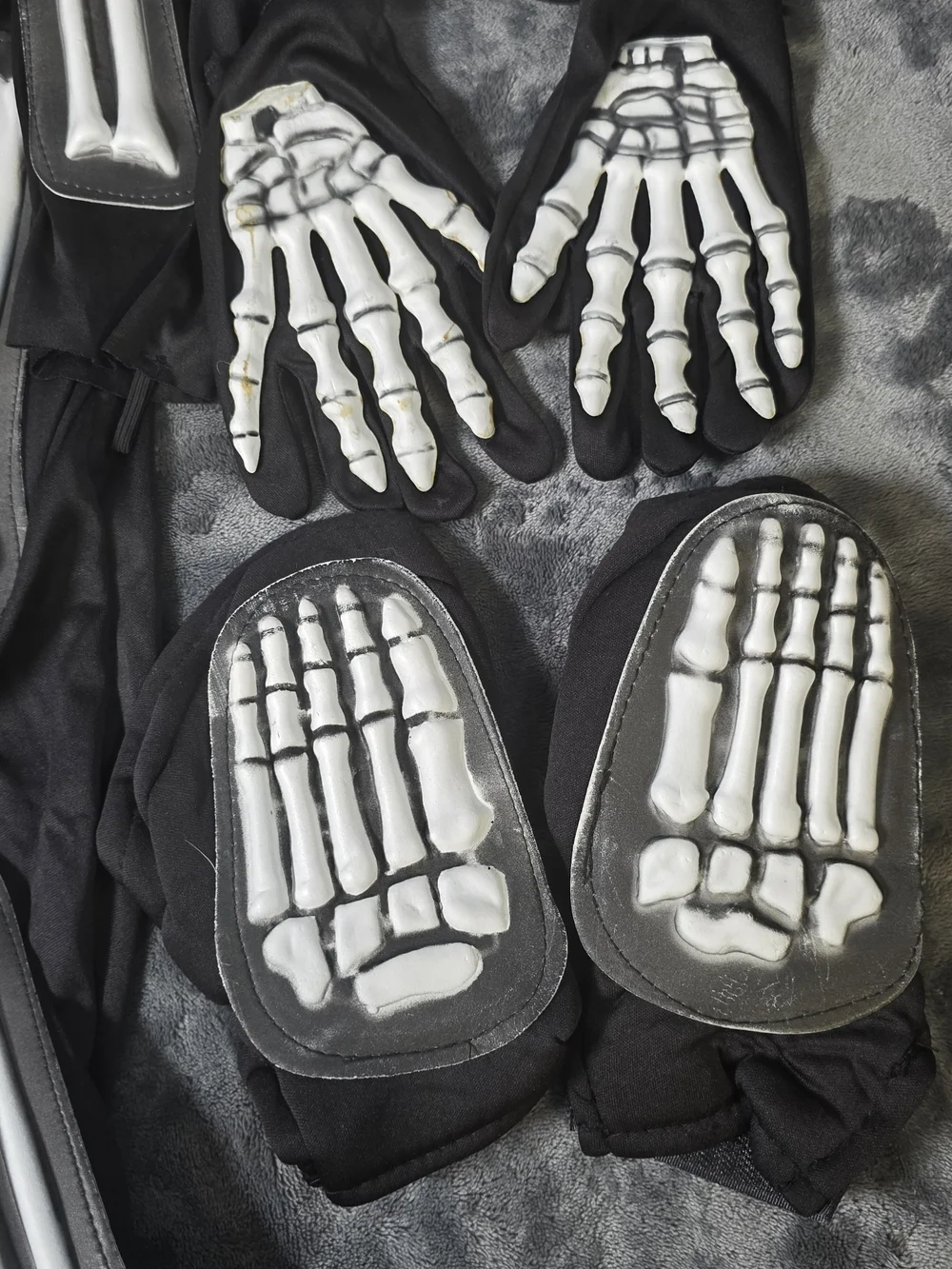 Spirit Skele-Bones Toddler Skeleton Costume - Black & White